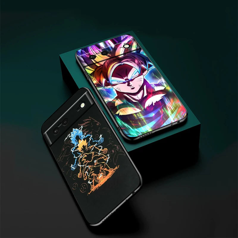Dragon Ball Z Shockproof Silicone Case – Google Pixel 4 to 9 Series