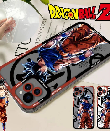 Dragon Ball Goku Phone Case for IPhone 14 13 12 11 15 Pro Max X XR XS Soft Shell Transparent Back Cover Saiyan Birthday Gift New