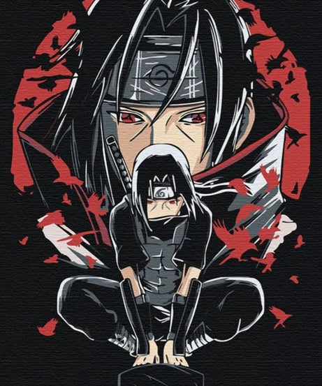 Uchiha Itachi New Diamond Painting Mosaic Naruto Cartoon Art Cross Stitch Embroidery Rhinestones Home Decor Children's Gift