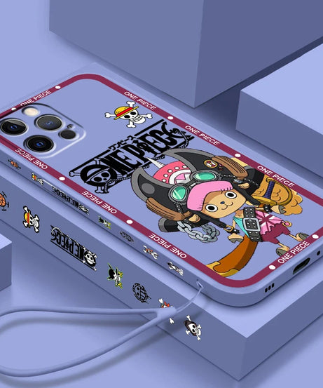 One Piece Chopper Liquid Rope Case for iPhone 15/14/13/12/11/XS/XR