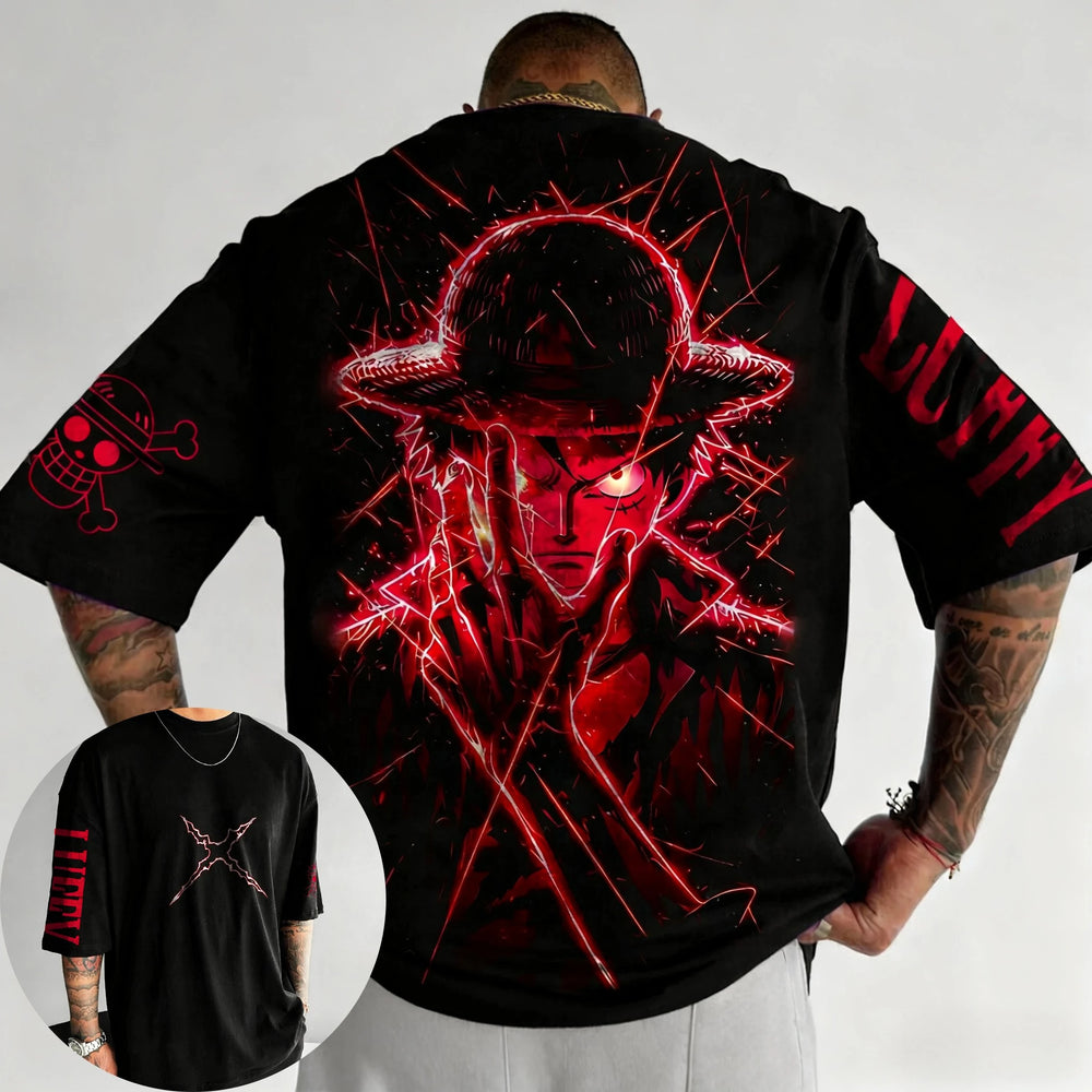 One Piece Luffy T-Shirt — Anime Print Tee 7