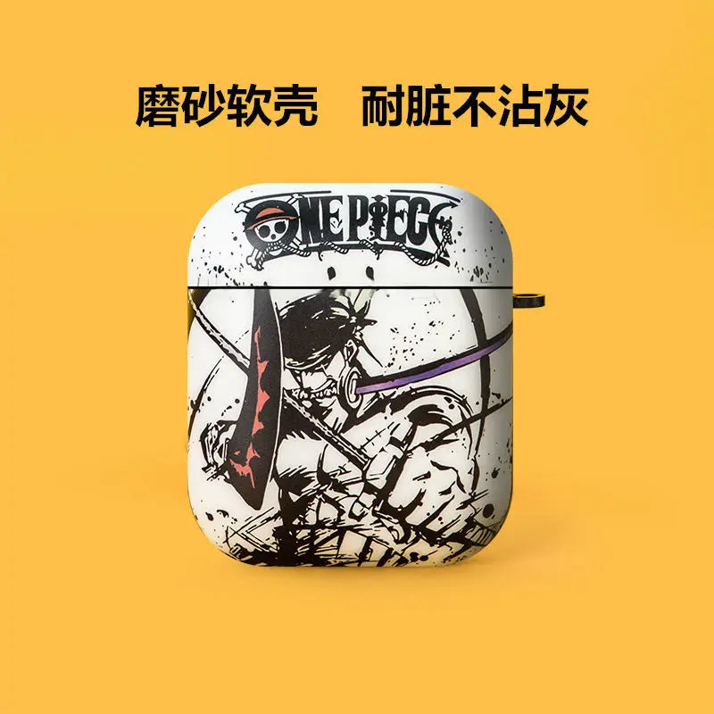 Anime One Piece Airpods1/2 Protective Case for Iphone Pro Bluetooth 3Rd Generation Earphones with Anti Drop Frosted Soft Shell