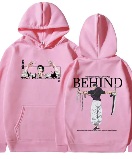 Anime Jujutsu Kaisen Fushiguro Toji Hoodies Men's Women Clothing Fashion Hip Hop Oversized Sweatshirts Casual Harajuku Pullovers