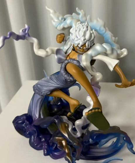 One Piece Lffy Anime Figure Gear 5 Luffy Action Figurine Sun God Nika Luffy Statue PVC Statue Model Doll Collection Toy Gifts