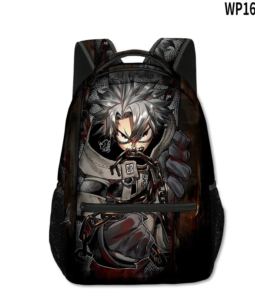 Trendy Popular Novelty Gachiakuta student Bookbag Notebook Backpacks 3D Print Oxford Waterproof Boys/Girls Travel Backpacks