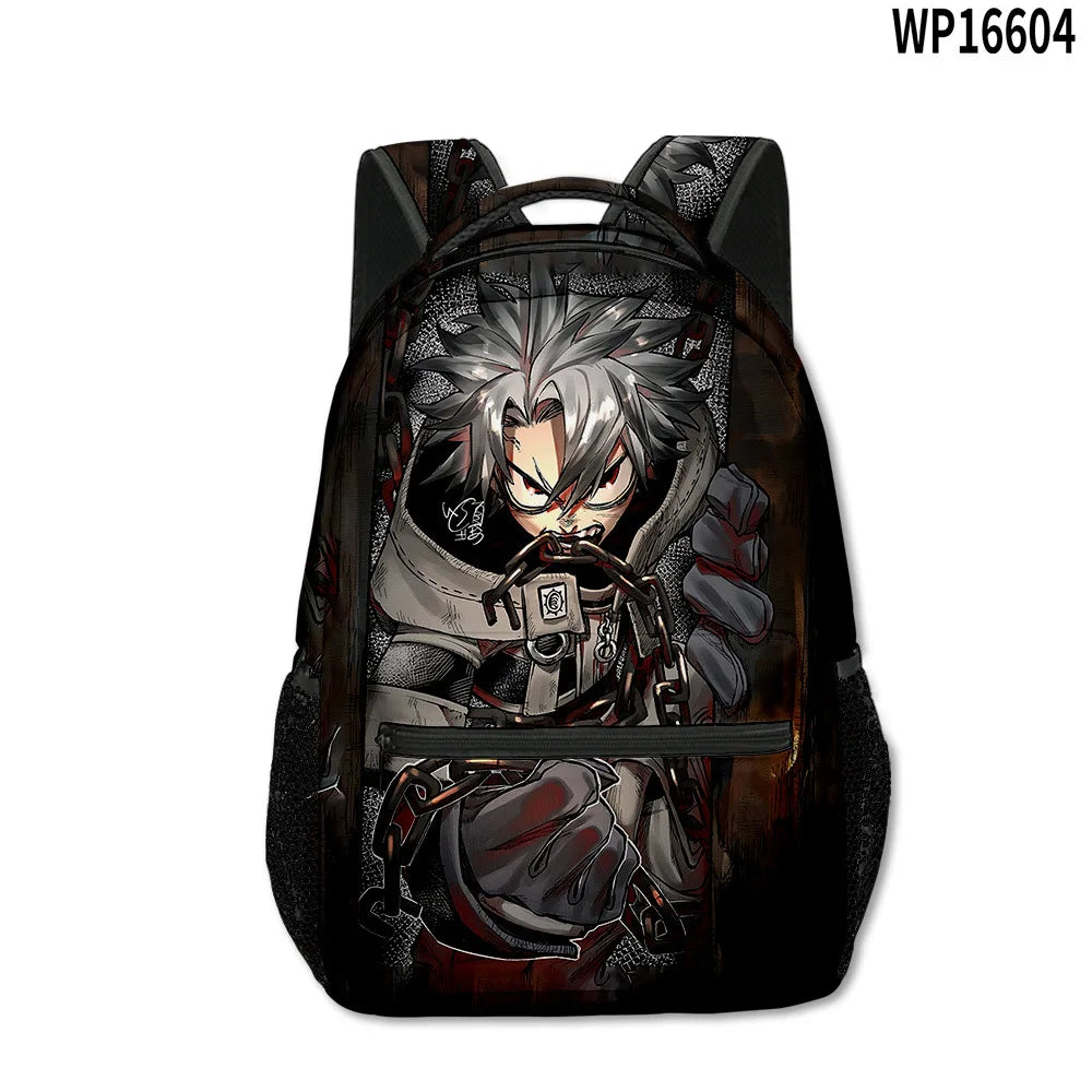 Trendy Popular Novelty Gachiakuta student Bookbag Notebook Backpacks 3D Print Oxford Waterproof Boys/Girls Travel Backpacks