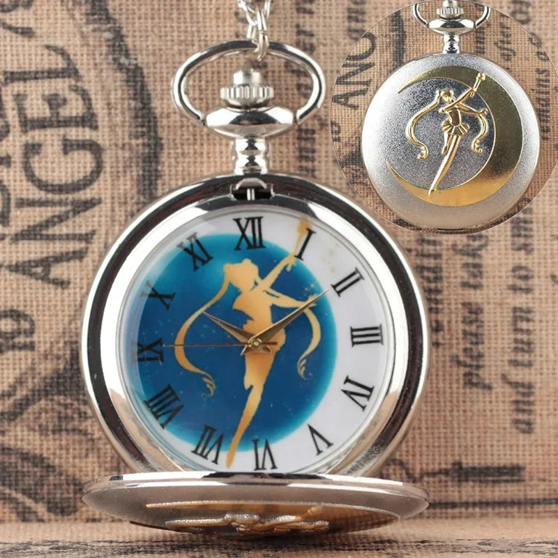 Sailor Moon Moon Prism Pocket Watch Second Generation Lifewith sailor moon Card Captor Sakura accessories holiday gift