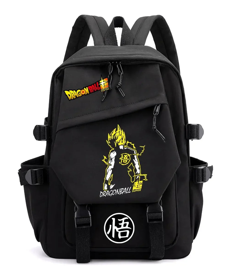 Goku Dragon Ball Backpack – Anime Canvas Bag for School & Travel