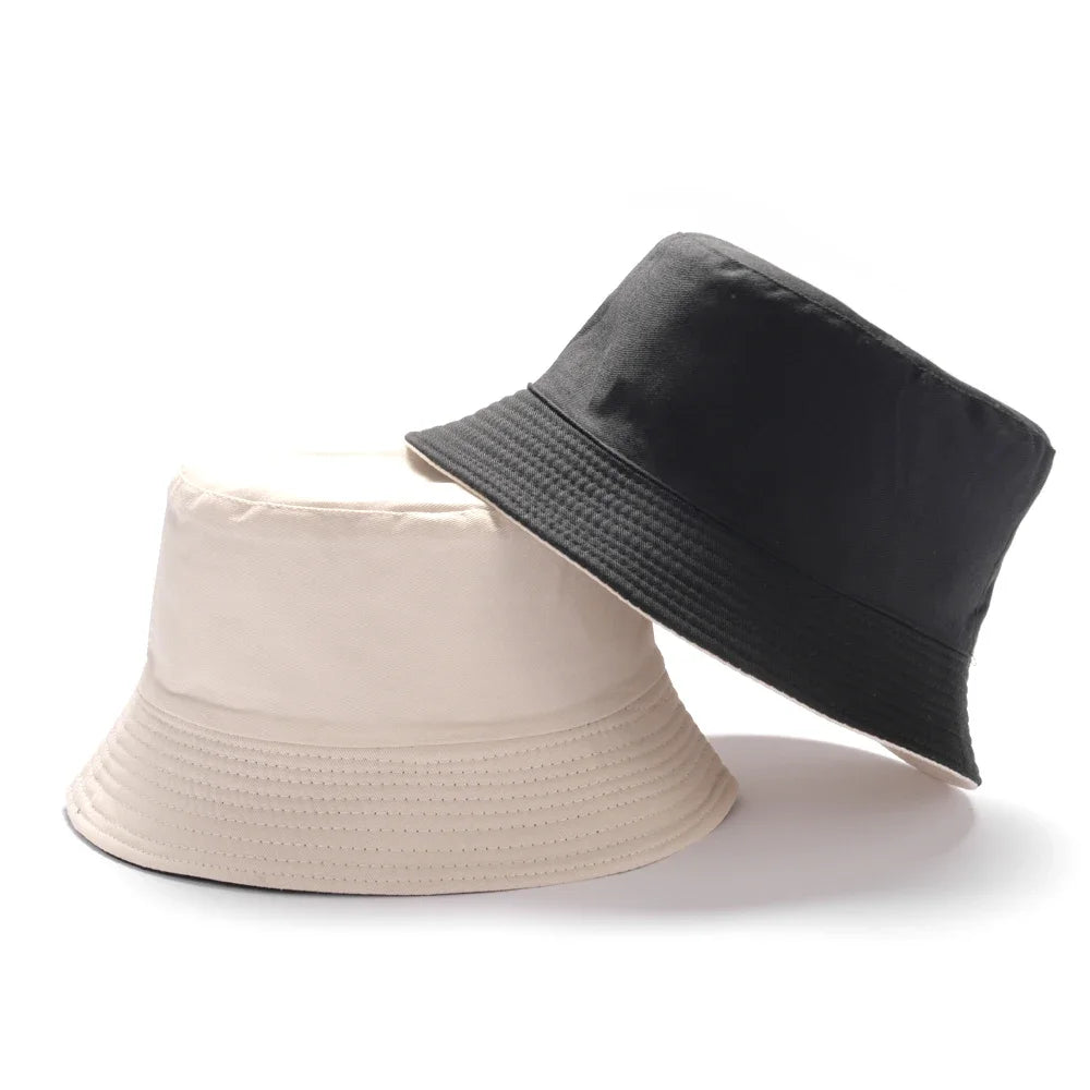 Summer Duck Reversible Bucket Hat for Women Travel Fisherman Hat Sad Boys Bob Fishing Cap Girl Outdoor Panama Beach Sun Hat