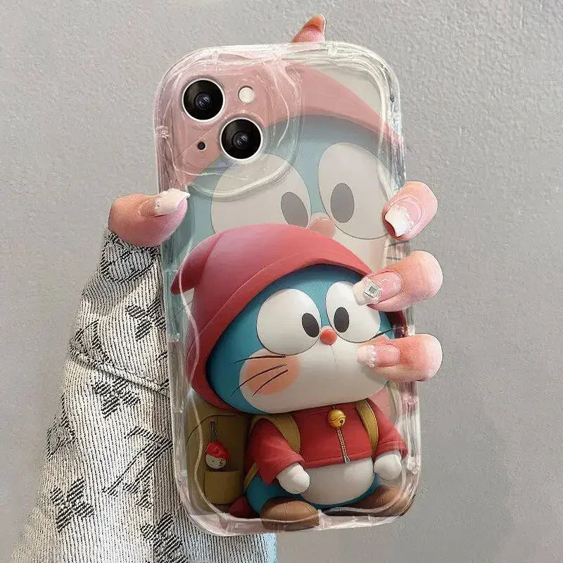Doraemon Wave Soft Case – Samsung Galaxy A Series (A14, A34, A23, A13, M14 & More)