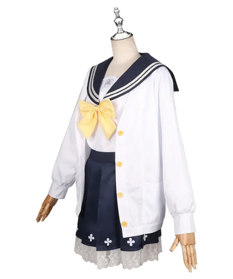 In Stock XS-2XL Blue Archive Ajitani Hifumi Cosplay Costume Wig Anime Game Project MX Uniform Halloween Party Outfits for Women