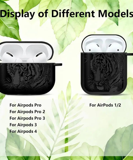 Hollow Tiger Dragon Case For Airpods Pro2 1 Pro 2 Pro3 4 3 Earphone Cases Cover