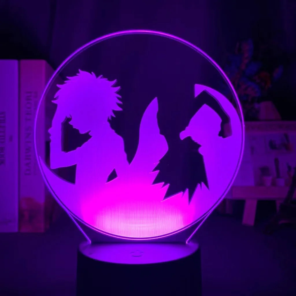Anime Hunter X Hunter Led Night Light Killua Zoldyck Figure Nightlight Color Changing Usb Battery Table 3d Lamp Gift for Kids