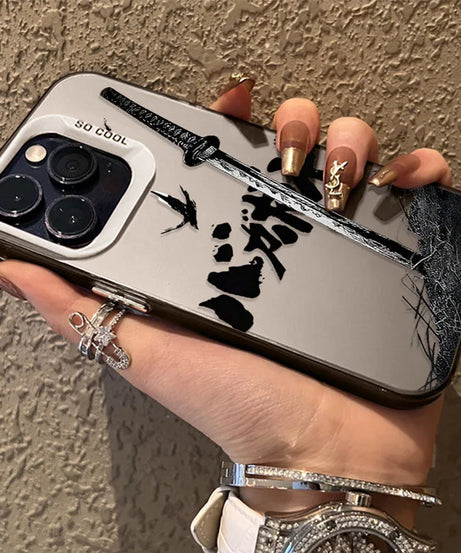 Comics Vagabond Samurai Case for iPhone SE4 16E 16 15 14 13 12 11 Pro Max XS X XR Plus 8 7 SE Plating Matte Cover