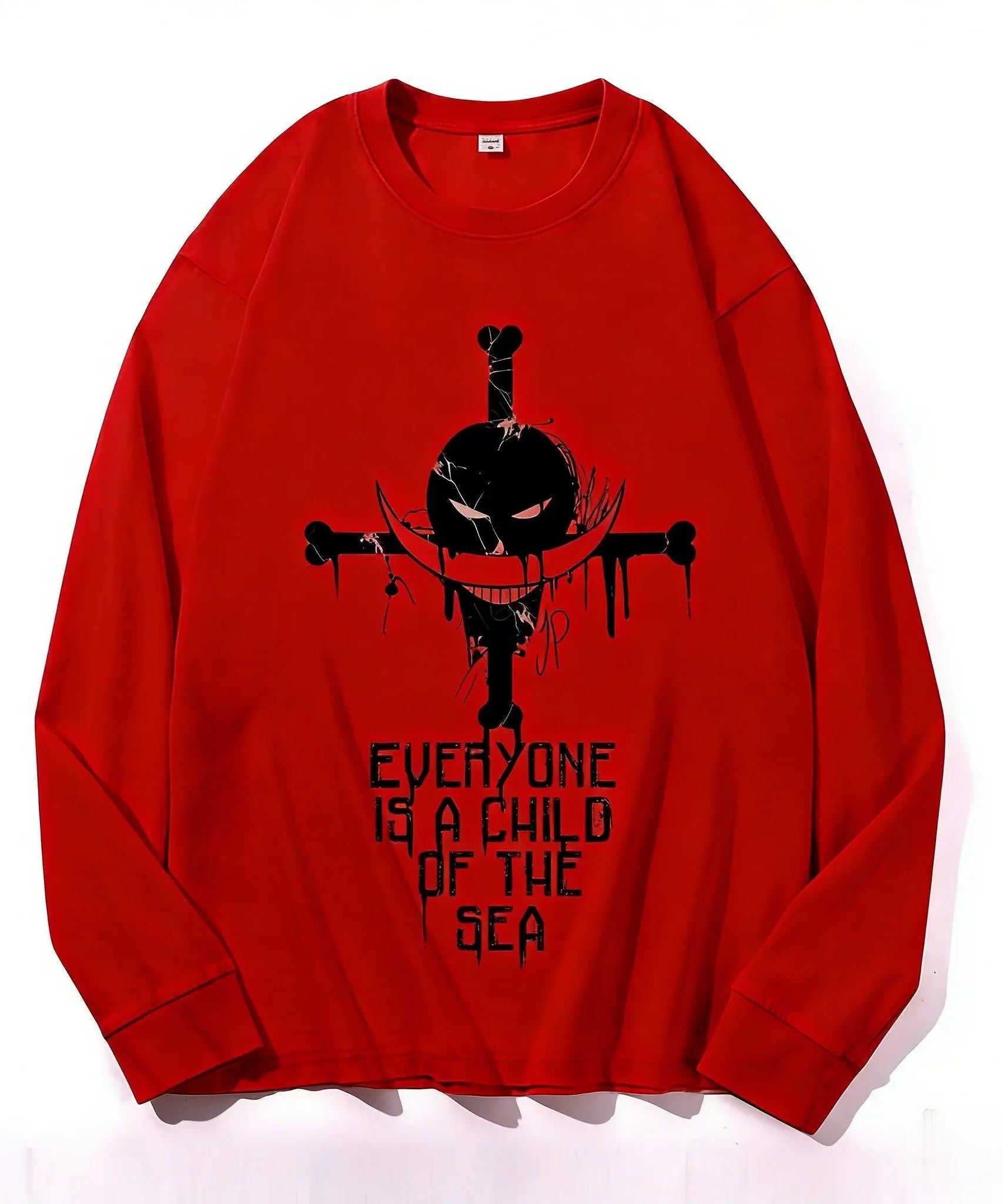 One Piece Skull Anime Pullover Hoodies Men Women Streetwear Sweatshirt Graphic Casual Tops Long Sleeve Y2k Unisex Oversized 2026