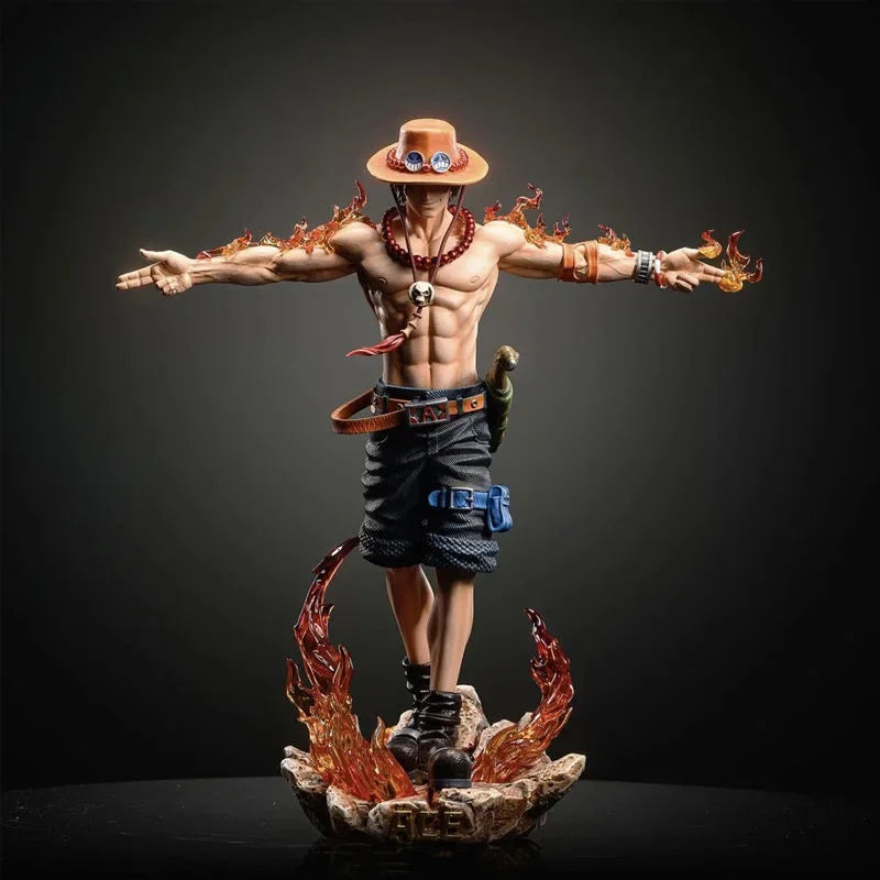 One Piece Portgas D. Ace PVC Action Figure — 27cm Statue