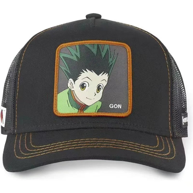Hunter x Hunter Trucker Hat – Killua, Gon & Hisoka Anime Cap