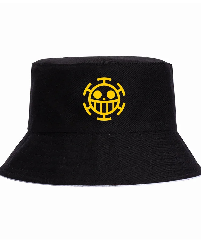 One Piece Luffy Bucket Hats Fashion New High Quality Women Men Hiphop Cool Lady Male Summer Casual Fisherman Cap Outdoor Sun Cap