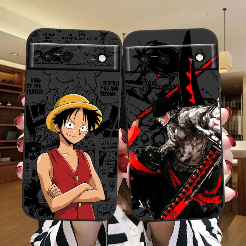 One Piece Shockproof Silicone Case – Google Pixel 4 to 9 Series