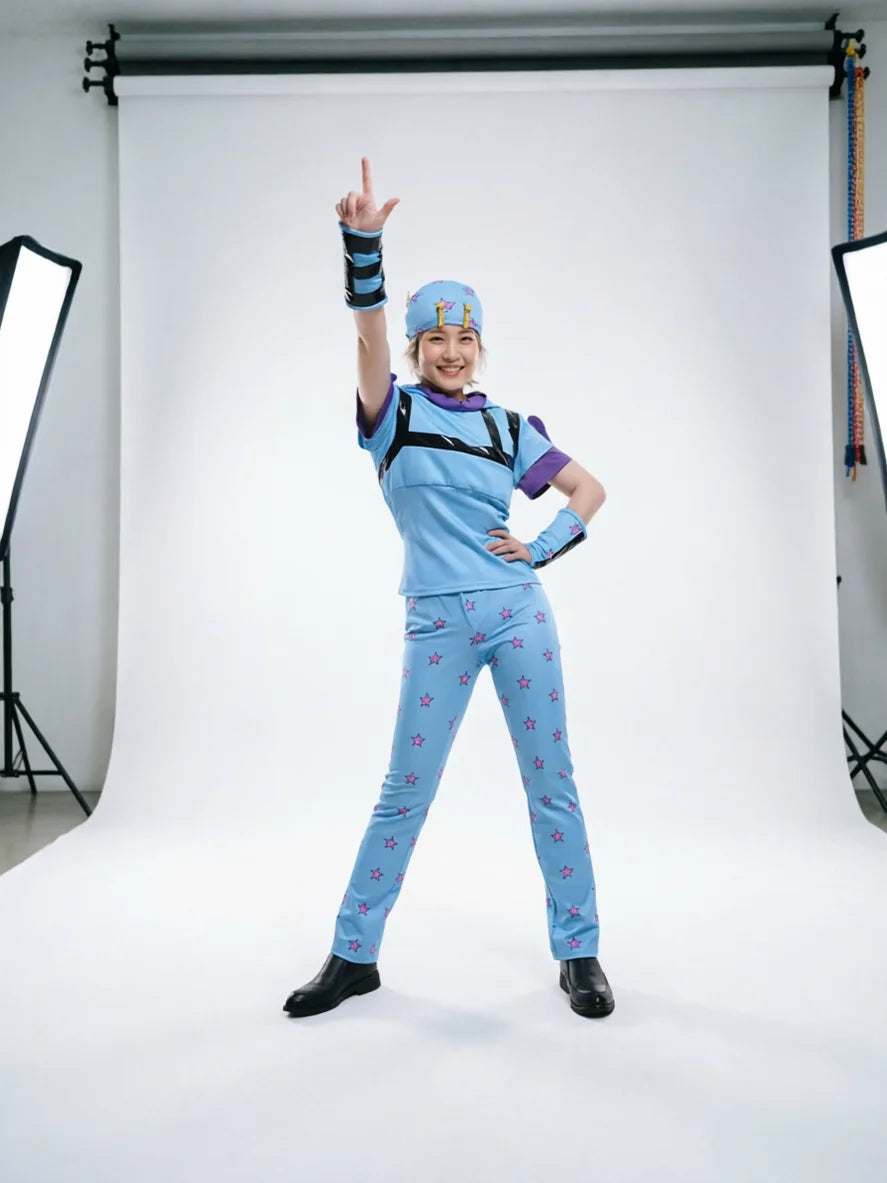 JoJo's Bizarre Adventure Johnny Joestar Cosplay Costume – Part 7 Steel Ball Run Outfit 4