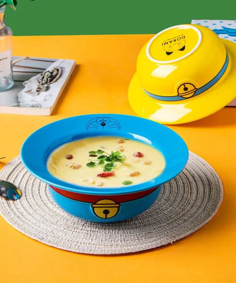 Doraemon x Straw Hat Ceramic Bowl – Cute Anime