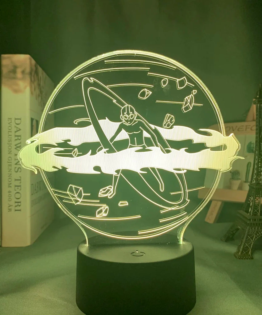 Anime Avatar The Last Airbender  3D LED Lamp Aang Zuko Iroh Toph Beifong Suki Figure Nightlight  for Kids Child Bedroom Decor