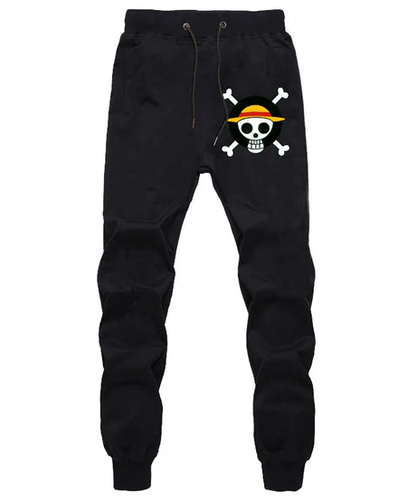 Students Casual Pants for Men and Women Summer Fashion Sports Breathable Cotton Pants Anime ONE PIECE Print Luxury Long Pants