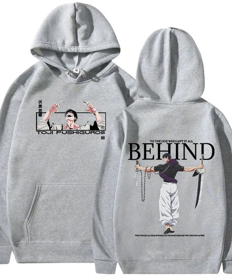 Anime Jujutsu Kaisen Fushiguro Toji Hoodies Men's Women Clothing Fashion Hip Hop Oversized Sweatshirts Casual Harajuku Pullovers