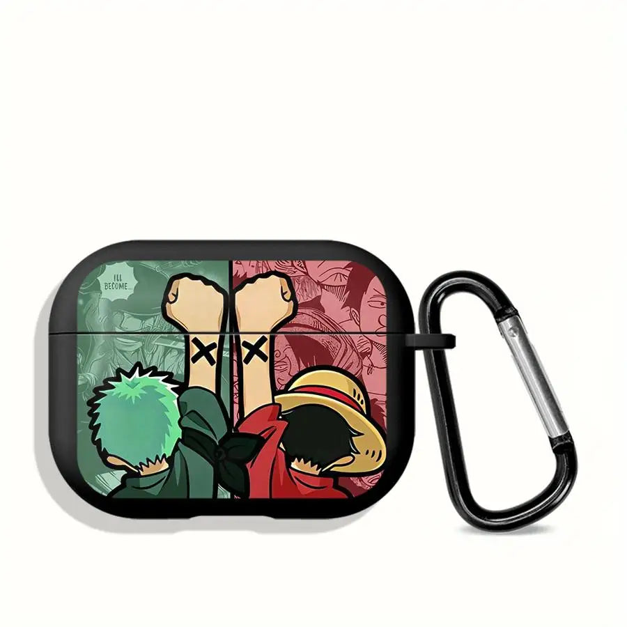 Anime OneS P-ieceS Earphone Cases Cover Case For Airpods 3 4 1 Pro Pro3 2 Pro2