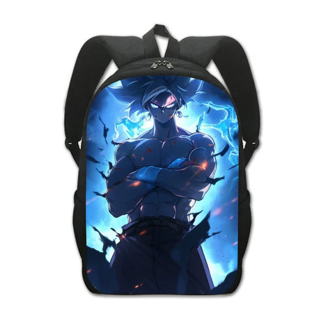 Dragon Ball Son Goku Super Saiyan Peripheral School Bag Anime Backpack for Elementary and Middle School Students