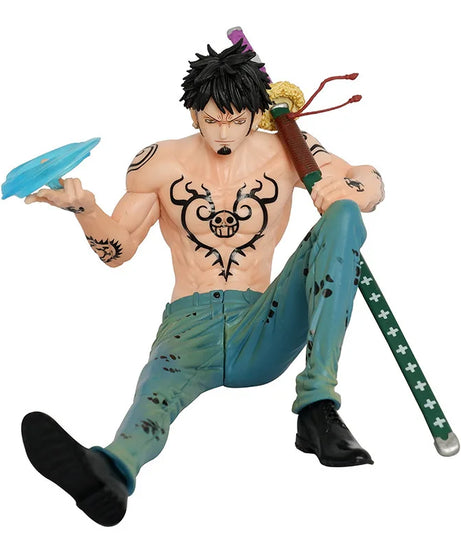 One Piece Anime Figurine Sitting Posture Trafalgar Law Operation Room Action Figures Pvc Model Collection Decoration Toys Gift