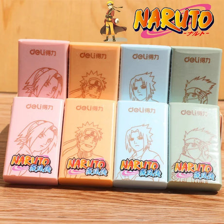 Naruto Kakashi Eraser Clean Art Pianting Design Sketch Eraser Stationery School Student Exam Office Sketch Soft Eraser Gift New