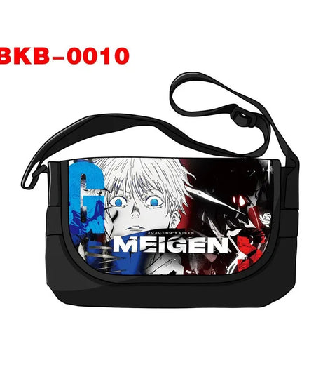 Anime Jujutsu Kaisen Shoulder Gojo Satoru Ryomen Sukuna Handbag Messenger Bag Phone Holder Storage Bags for Travel