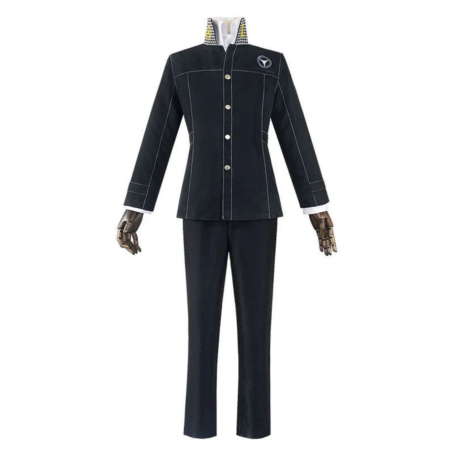 Anime Shin Megami Tensei Persona 4 Yasogami Yu Narukami Cosplay Costume Adult Men Boy School