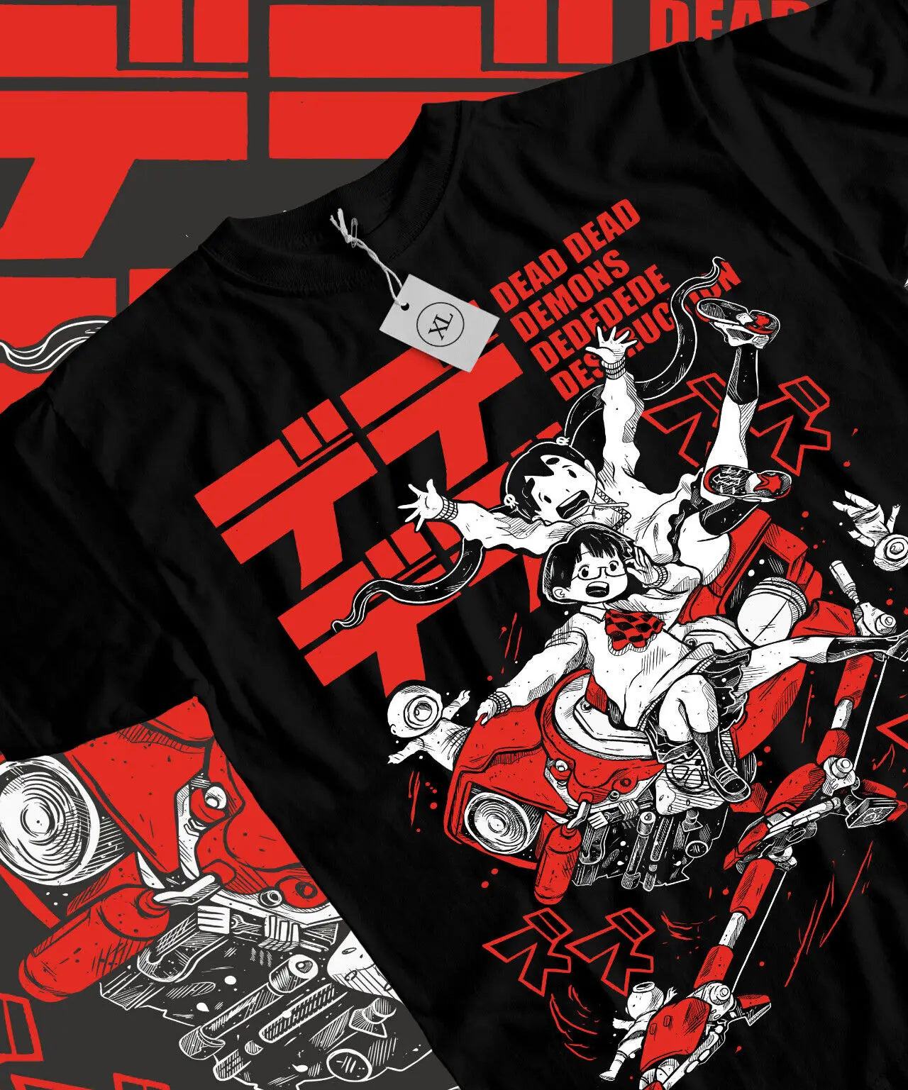 Dead Dead Demons T-shirt dede Destruction T-shirt Anime Manga Inio Asano Tshirt