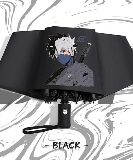 Naruto anime peripheral automatic umbrella Naruto Namikaze Minato Uchiha Itachi Kakashi Haruno Sakura sunshade umbrella gift