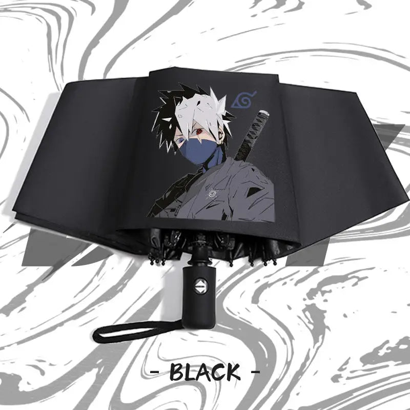 Naruto anime peripheral automatic umbrella Naruto Namikaze Minato Uchiha Itachi Kakashi Haruno Sakura sunshade umbrella gift