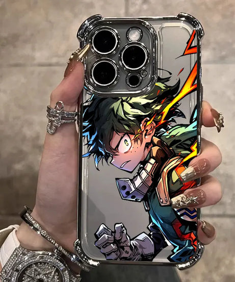 Deku Bakugo Anime Case For Samsung Galaxy A56 A55 A54 A52 A53 5G A36 A34 A35 A33 A50 A73 A26 A25 A16 A06 Clear Soft Phone Cover