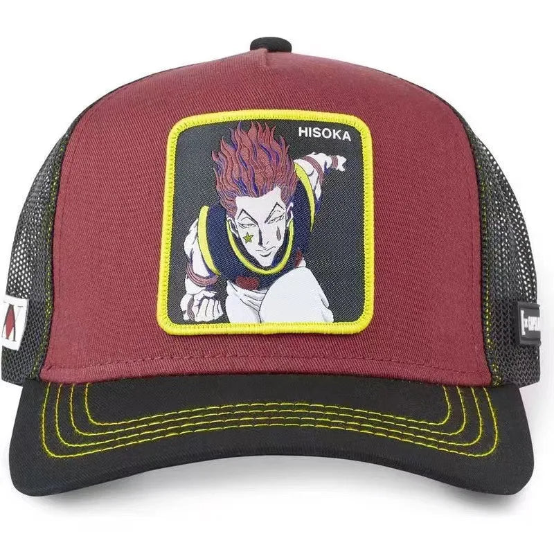 Hunter x Hunter Trucker Hat – Killua, Gon & Hisoka Anime Cap