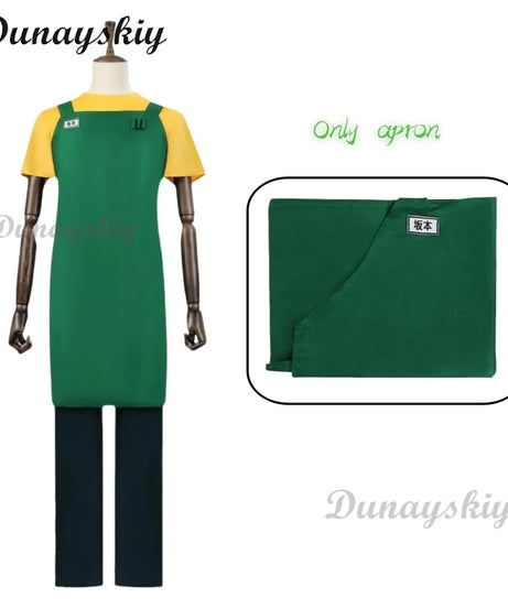 Sakamoto Taro Cosplay Costume Set – Sakamoto Days Anime Wig & Uniform for Halloween/Party