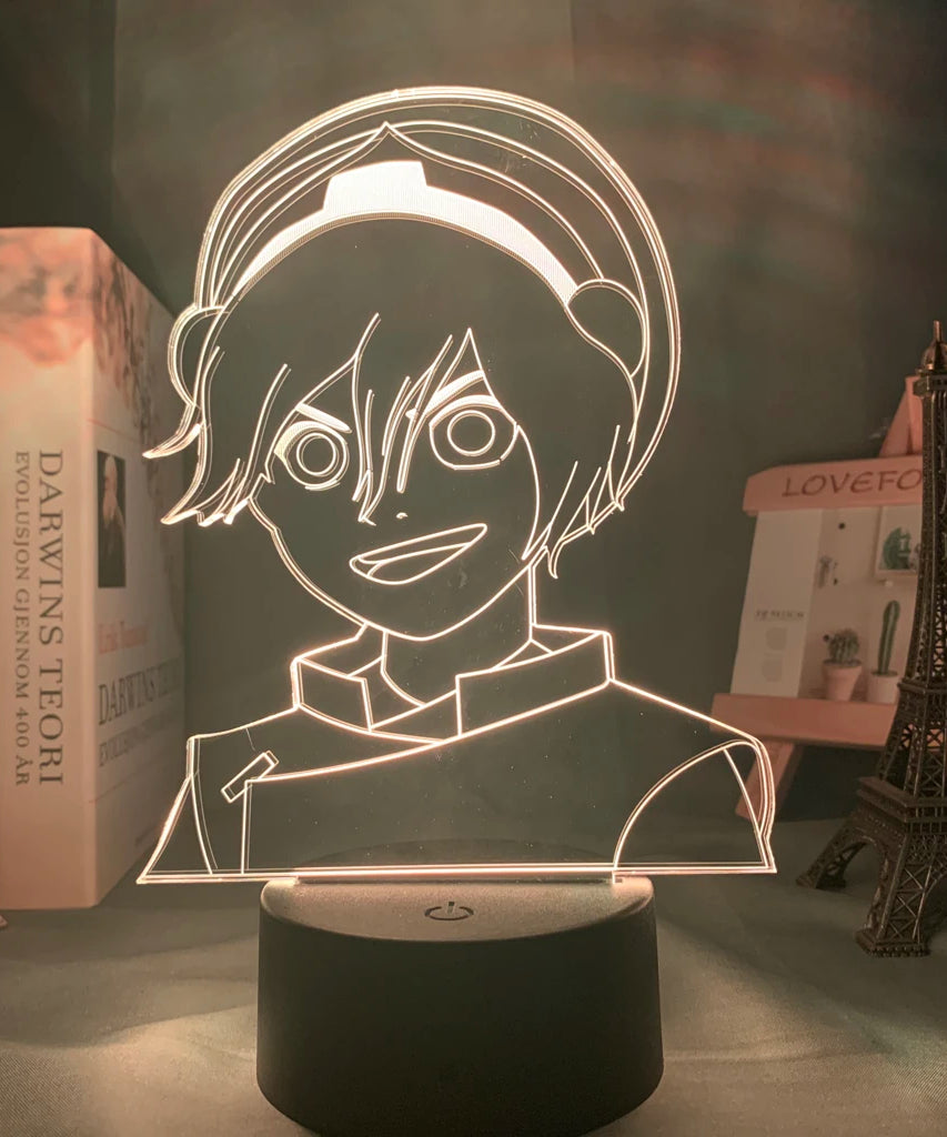 Anime Avatar The Last Airbender  3D LED Lamp Aang Zuko Iroh Toph Beifong Suki Figure Nightlight  for Kids Child Bedroom Decor