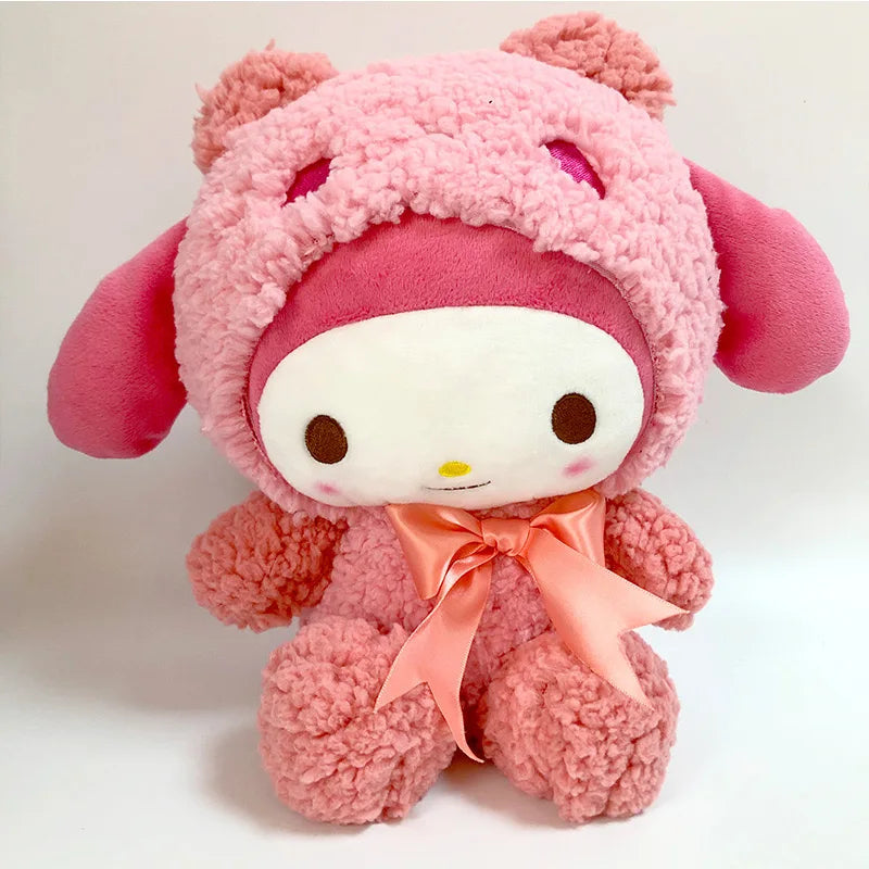 Sanrio 25Cm Anime Kuromid Toys Kawaii Mymelody Cinnamorol Plush Soft Stuffed Animals Doll Plushie Pillow Xmas