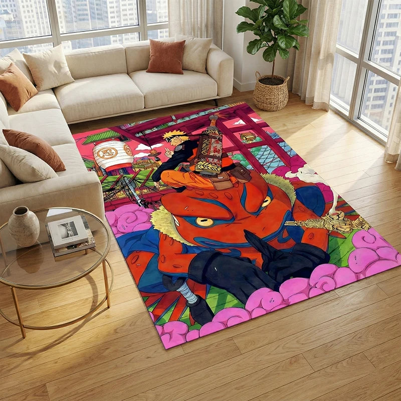 Naruto Uzumaki & Gamabunta Collector’s Rug – Hidden Leaf Anime Decor Carpet 3