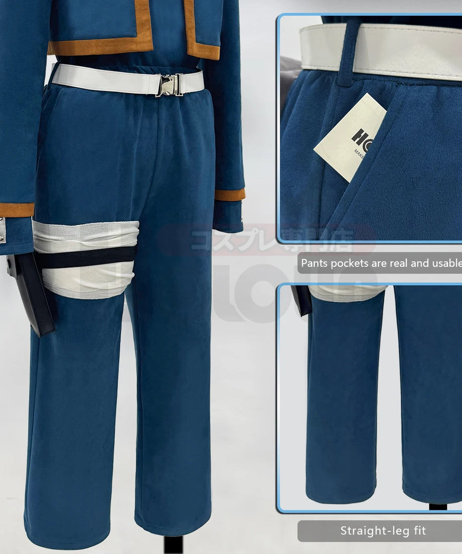 Anime Uchiha Obito Cosplay Costume Top Shirt Pants Waist Bags Animation Convention Halloween Christmas Adult Version