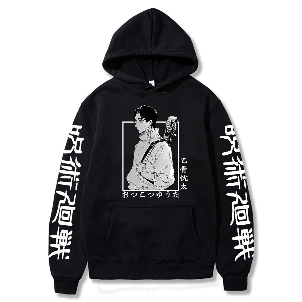 Jujutsu Kaisen Yuta Okkotsu Graphic Hoodie Vintage Oversized Streetwear