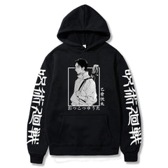Jujutsu Kaisen Yuta Okkotsu Graphic Hoodie Vintage Oversized Streetwear