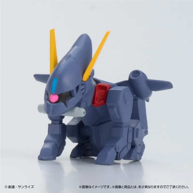 Gundam Gashapon Toys Sitting Posture Waiting Styling Series 2 Anime Figures Dom Strike PVC Model Decoration
