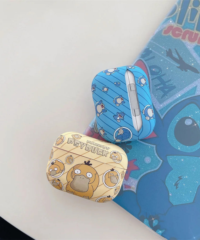 Anime Pokemon Psyduck Squirtle Snorlax Earphone Case for Airpods pro 2 Wireless Bluetooth Headphones