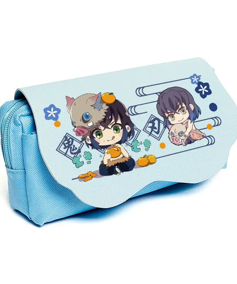 Anime Demon Slayer Student Pencil Case Cute Large Capacity Multifunctional Desktop Storage Bag Practical Gifts