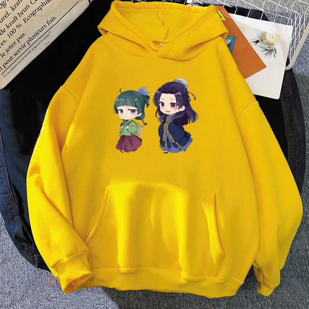The Apothecary Diaries Maomao & Jinshi Graphic Hoodie Harajuku Streetwear